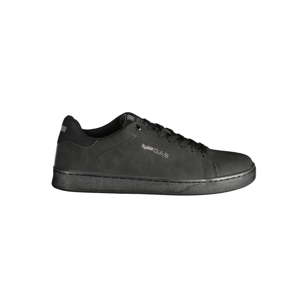 Gas Black Polyurethan Herren Sneaker