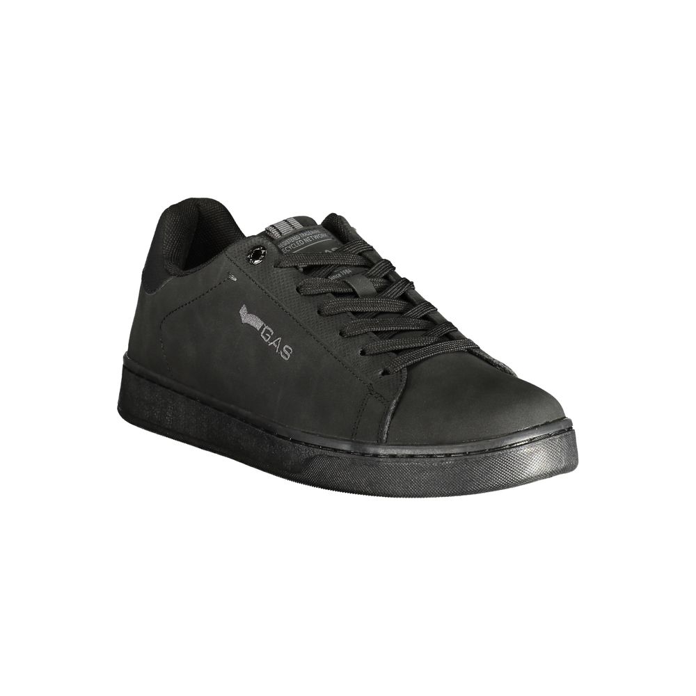 Gas Black Polyurethan Herren Sneaker