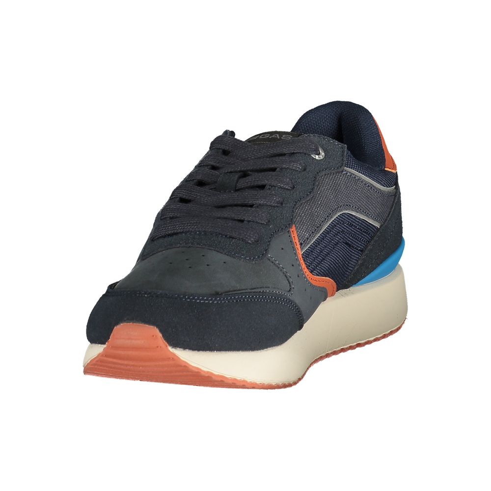 Gas Blue Polyurethan-Herrensneaker