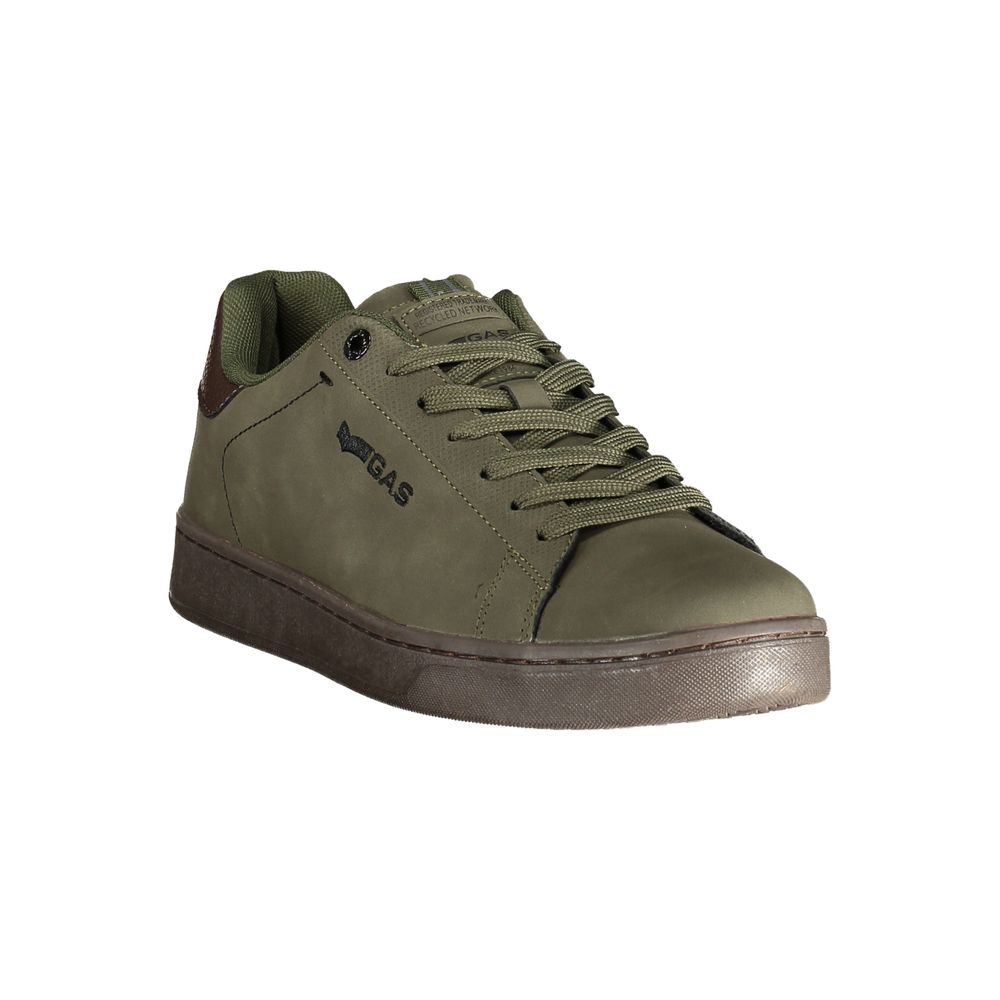 Gas Verde Polyurethan-Herren-Sneaker