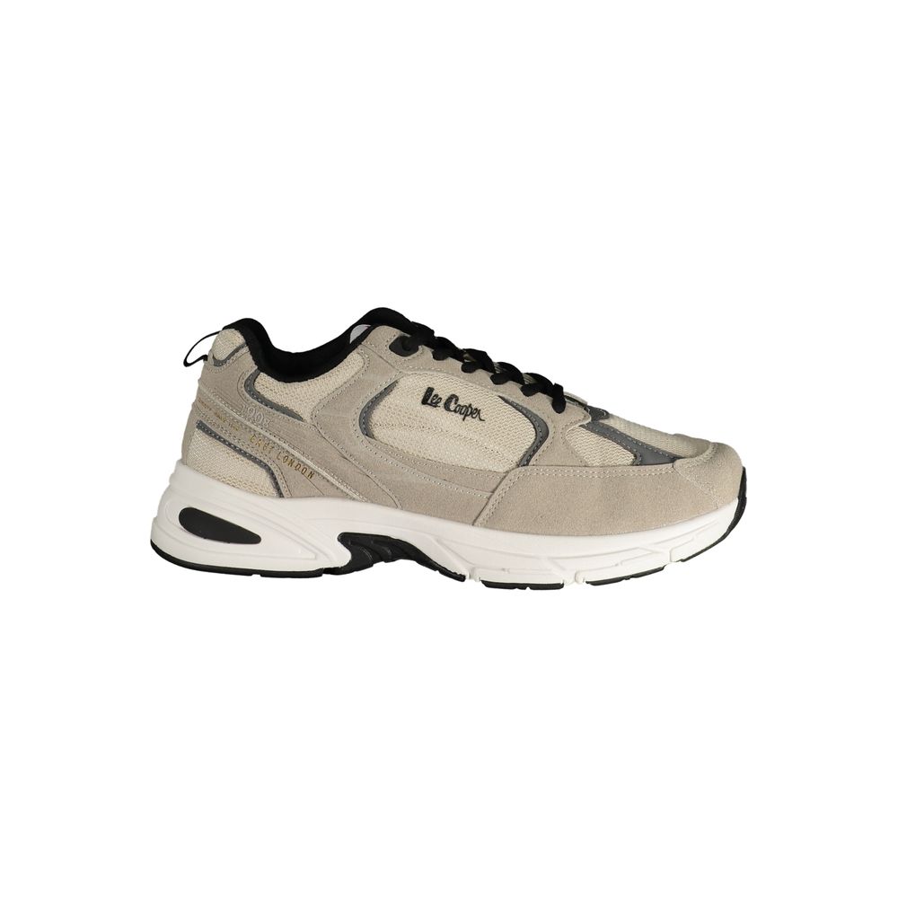 LEE COOPER Beige Polyurethane Men Sneaker