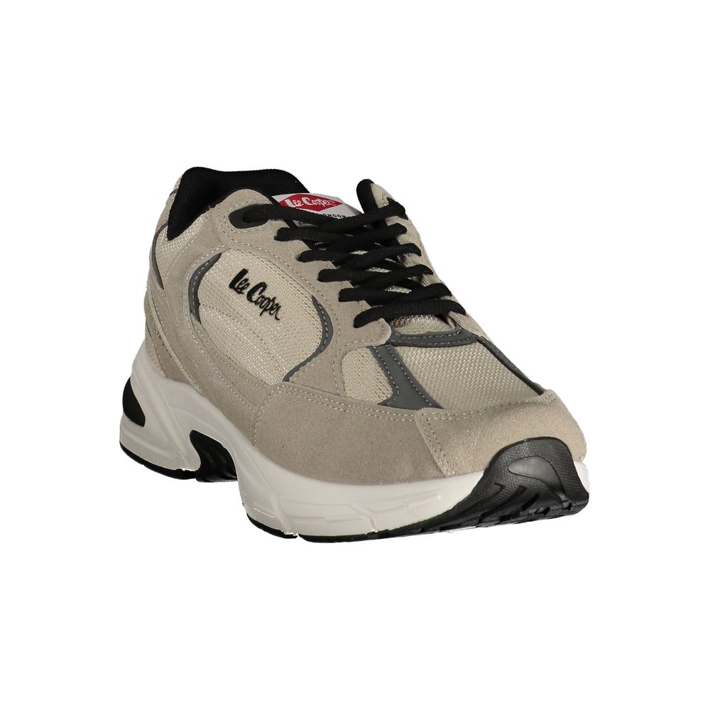 LEE COOPER Beige Polyurethane Men Sneaker