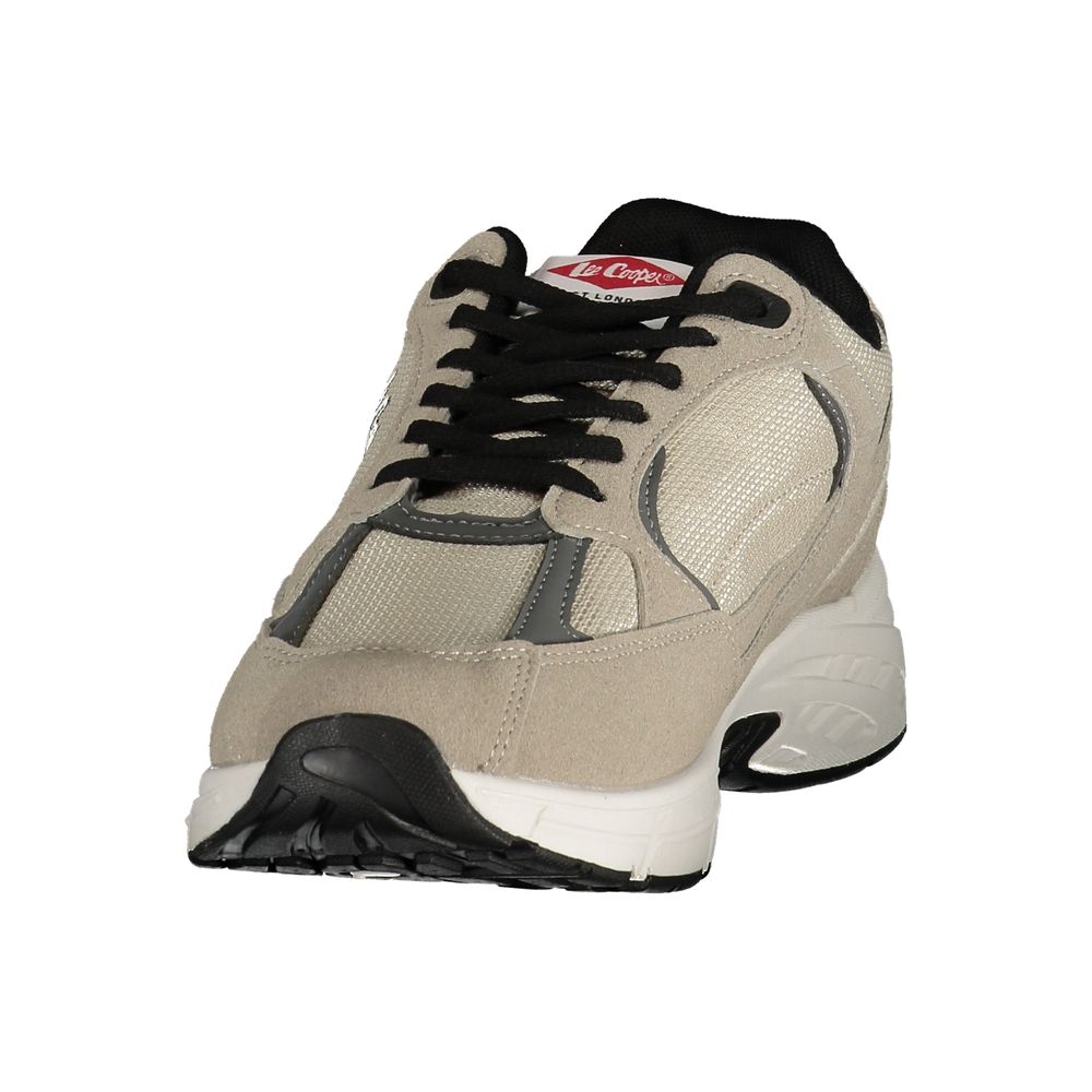 LEE COOPER Beige Polyurethane Men Sneaker