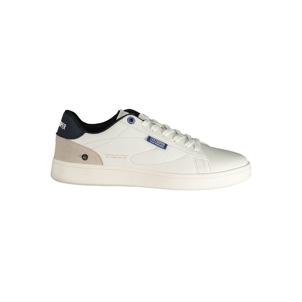 LEE COOPER Bianco Polyurethane Uomo Sneaker
