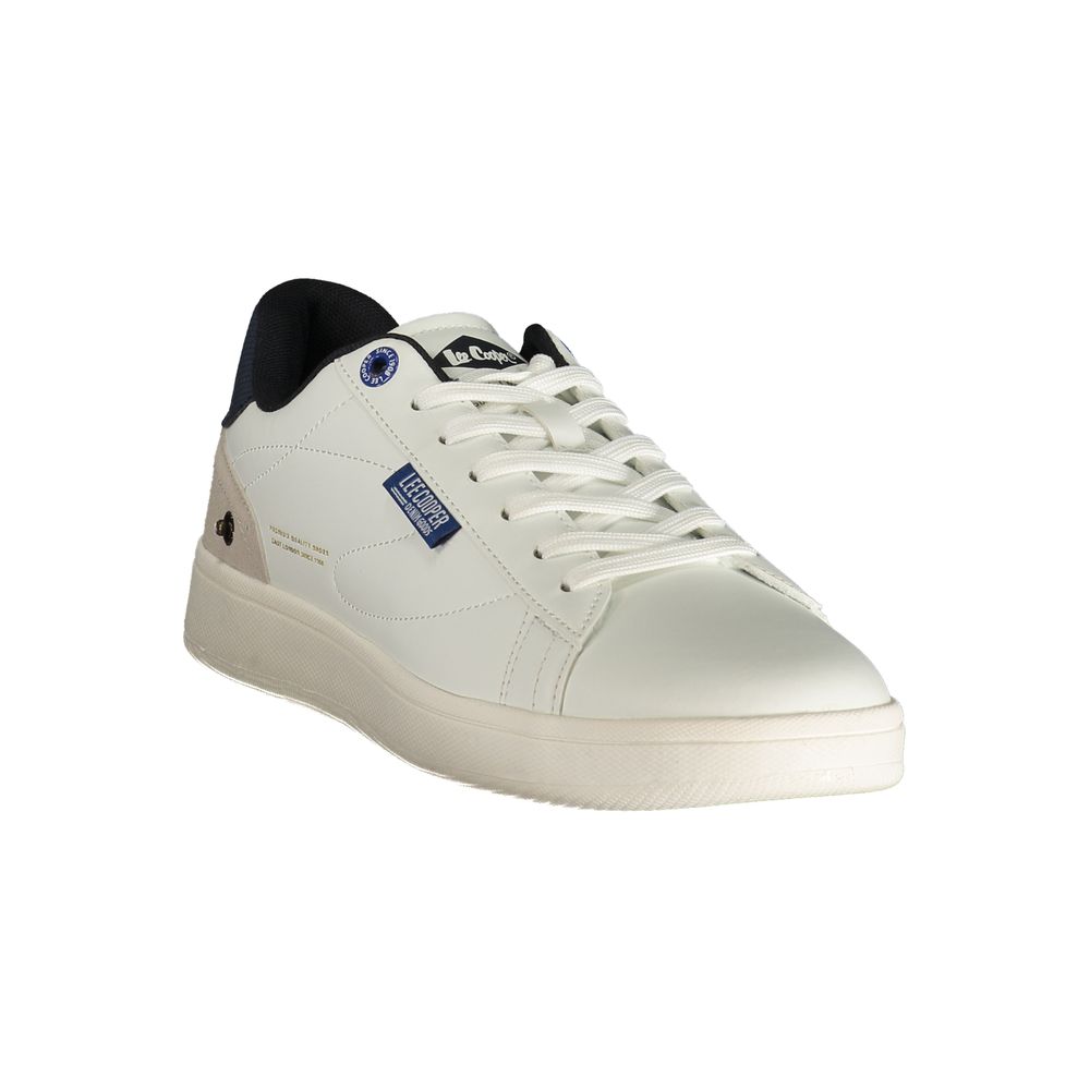LEE COOPER Bianco Polyurethane Uomo Sneaker
