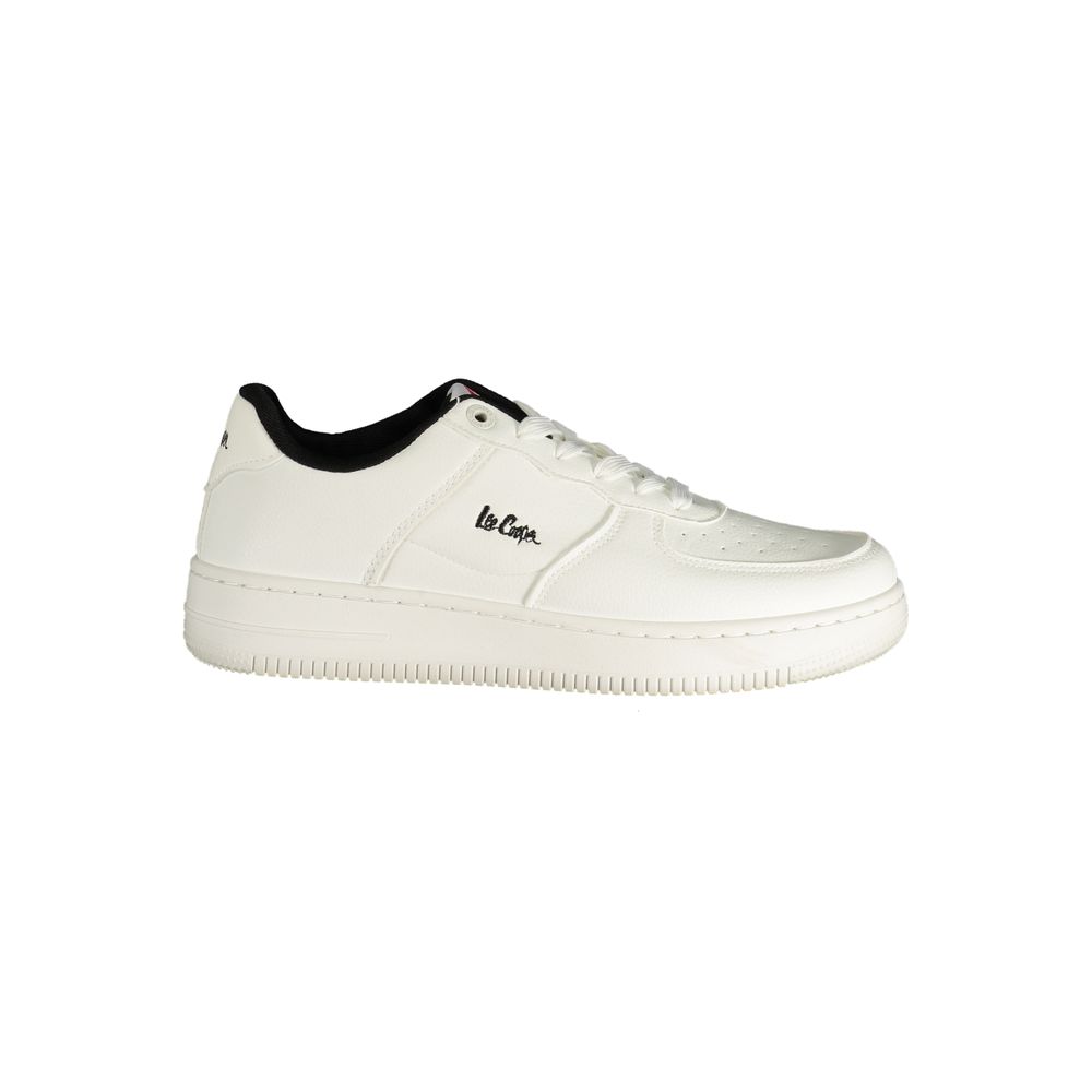 LEE COOPER Herren-Sneaker aus weißem Polyurethan
