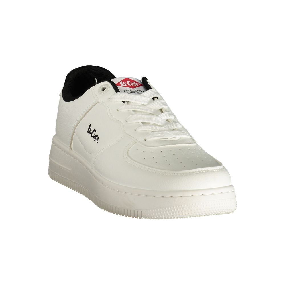 LEE COOPER Herren-Sneaker aus weißem Polyurethan