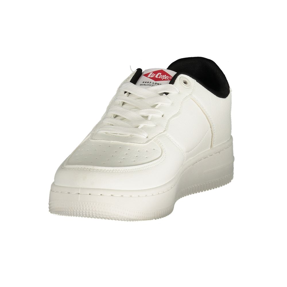 LEE COOPER Herren-Sneaker aus weißem Polyurethan