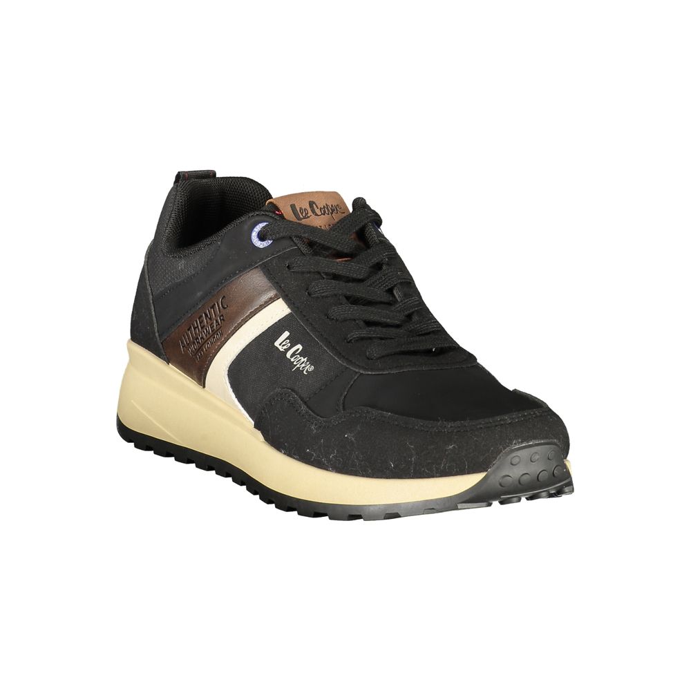 LEE COOPER Schwarze Polyester-Sportschuhe