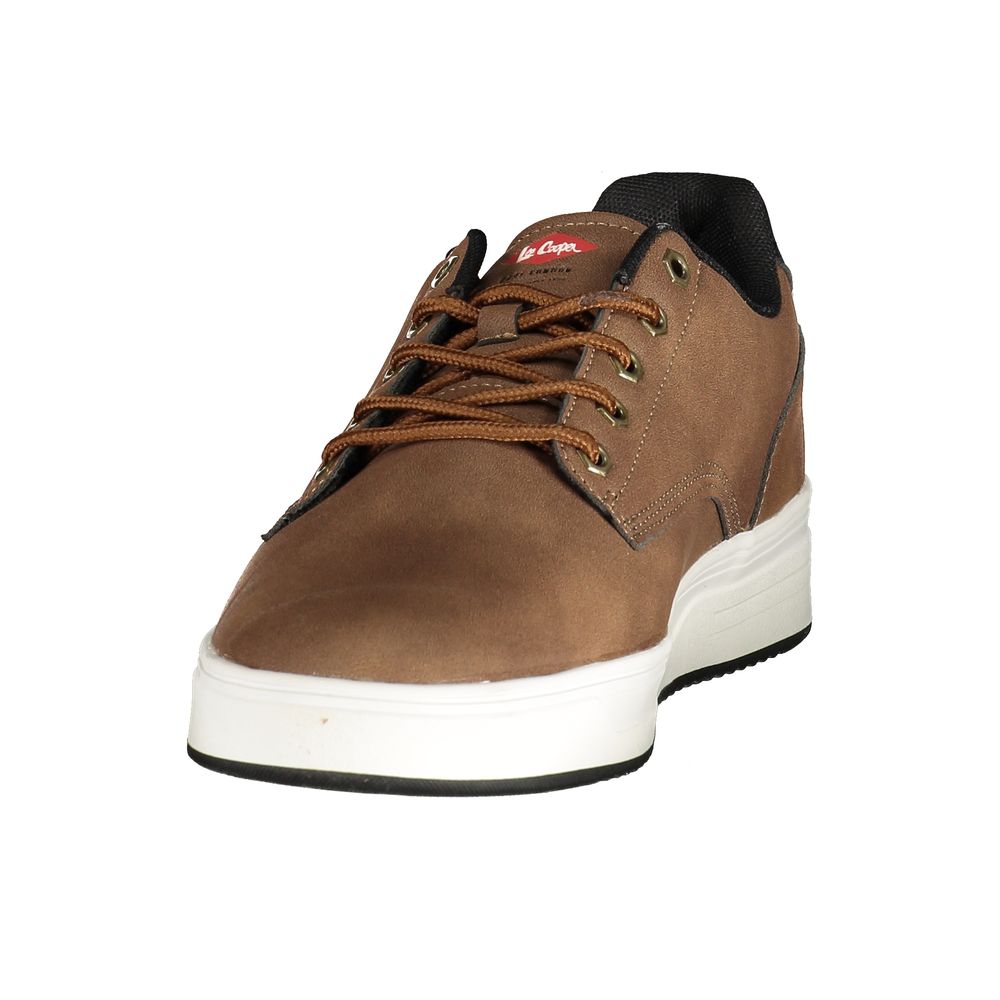 LEE COOPER Brown Polyurethane Men's Sneaker