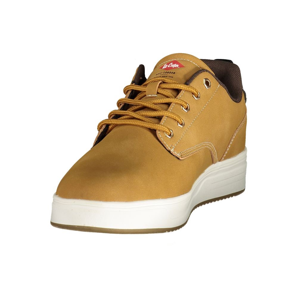 LEE COOPER Gelber Herren-Sneaker aus Polyurethan