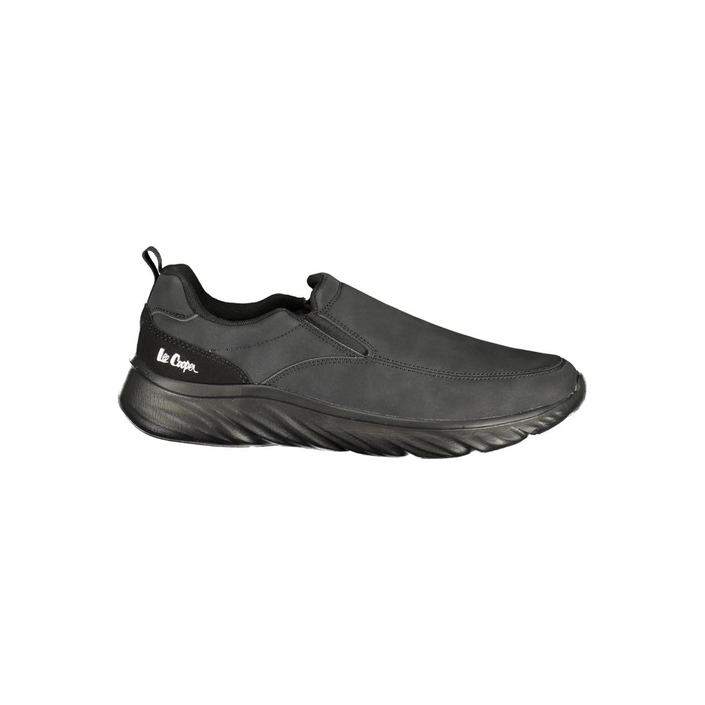 LEE COOPER Black Polyurethane Men's Sneaker