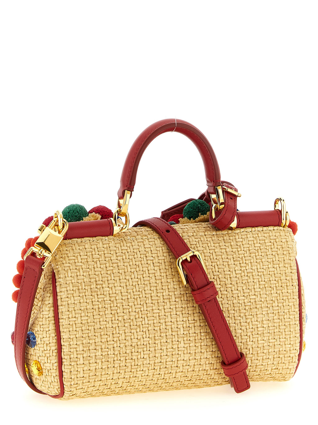 Dolce & Gabbana Handtasche aus Viskose, mehrfarbig
