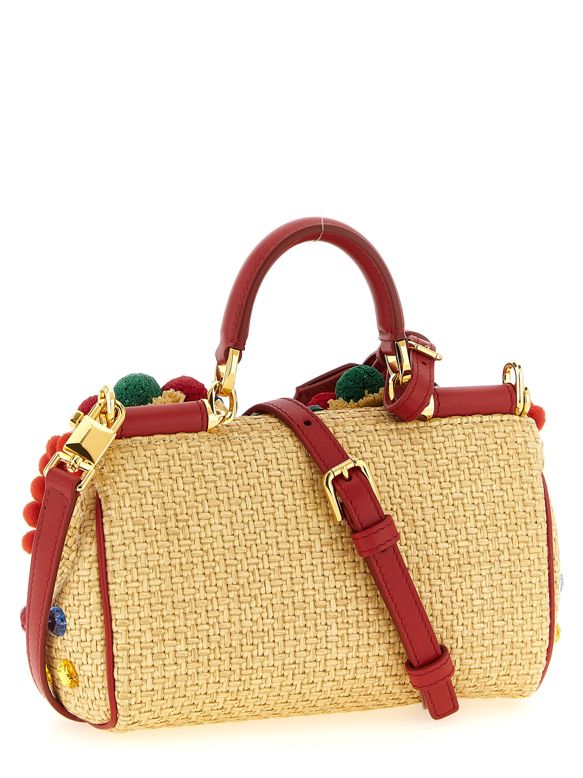 Dolce & Gabbana Handtasche aus Viskose, mehrfarbig