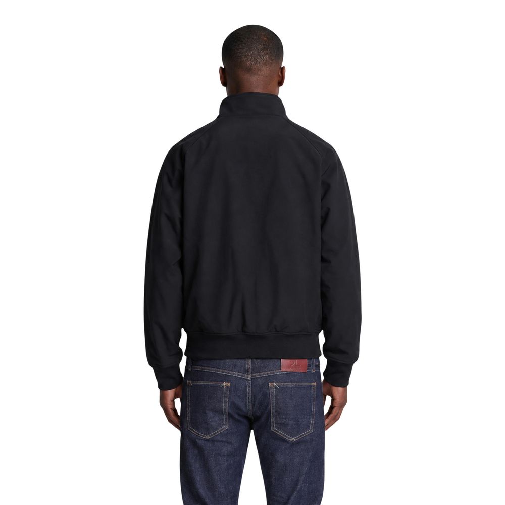 Lyle & Scott Schwarze Polyester-Langjacke