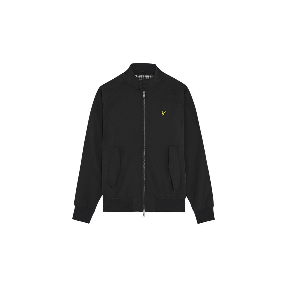 Lyle & Scott Schwarze Polyester-Langjacke