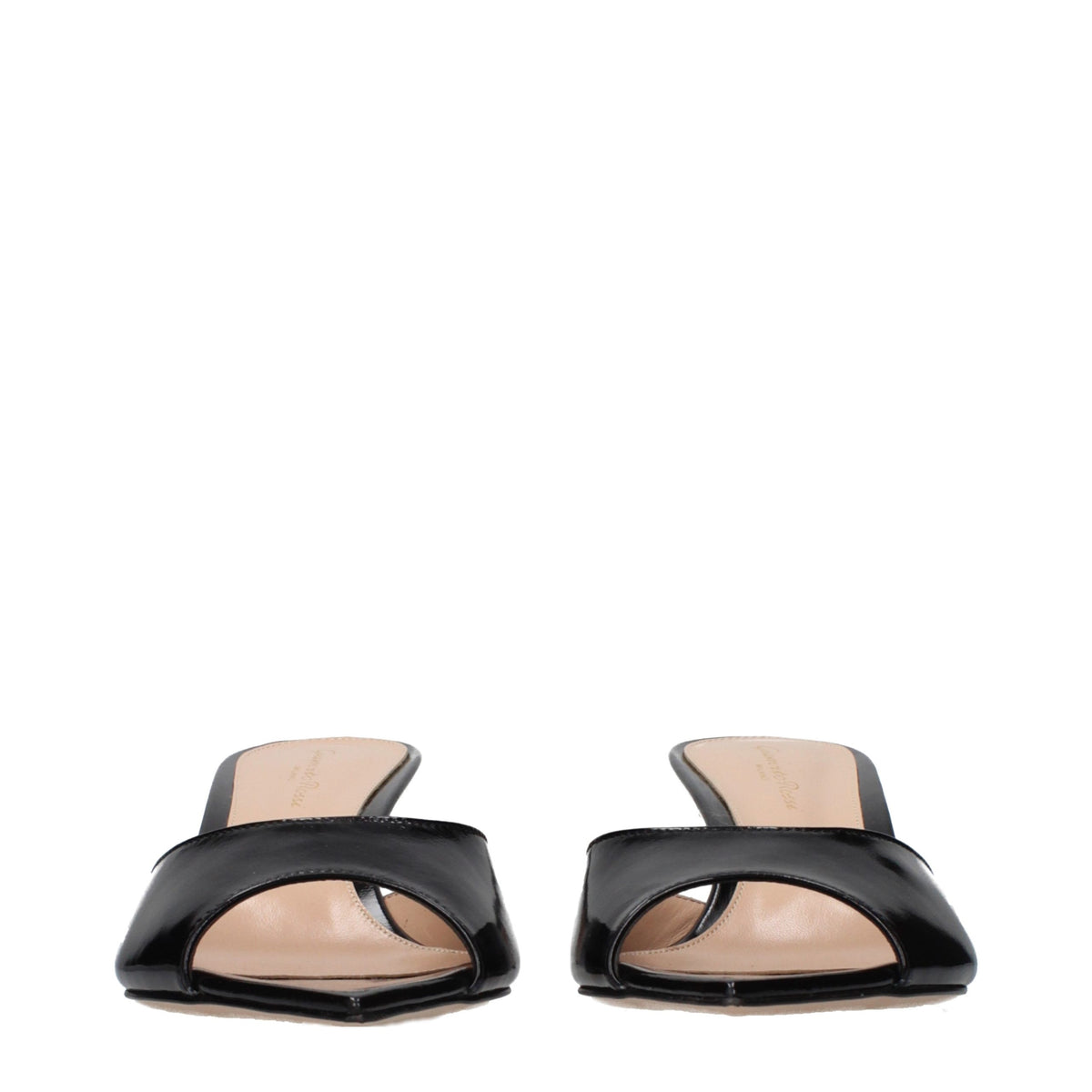 Gianvito Rossi Plateausandalen aus schwarzem Leder