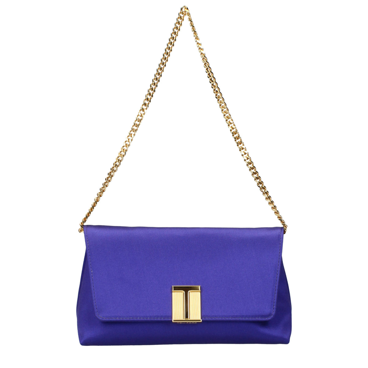 Tom Ford Clutch aus violettem Satin
