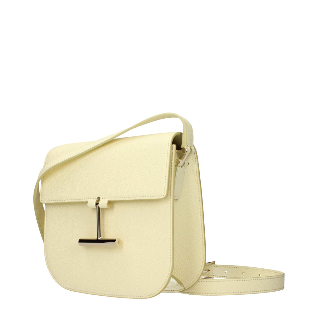 Tom Ford Umhängetasche aus gelbem Leder
