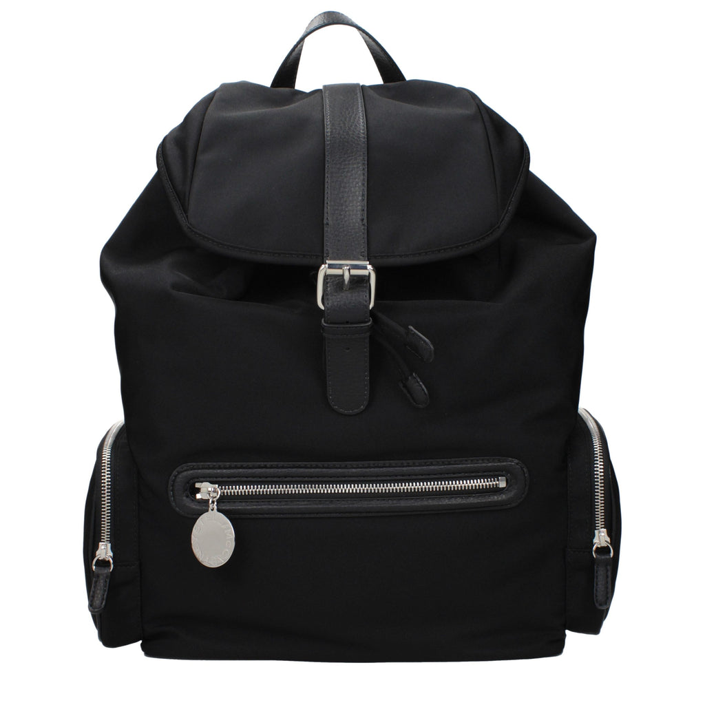 Schwarzer Econyl-Rucksack von Stella McCartney