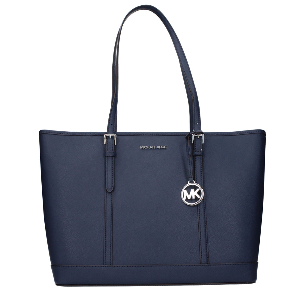Michael Kors Umhängetasche aus blauem Leder