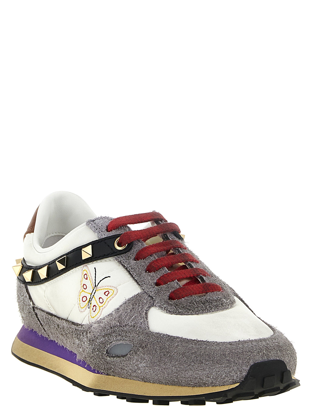 Valentino Garavani Sneakers aus mehrfarbigem Kalbsleder