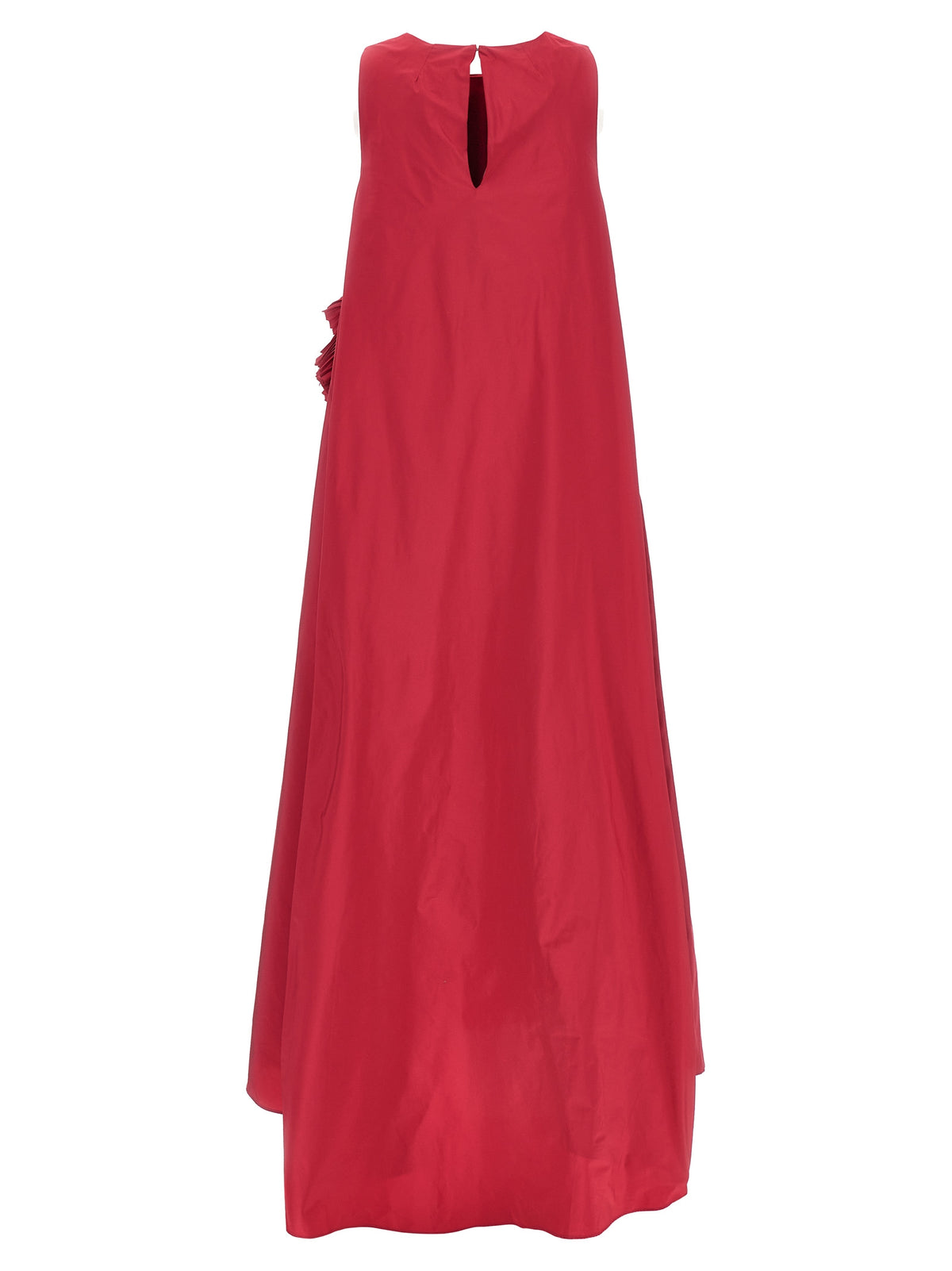 P.A.R.O.S.H. Langes Kleid aus fuchsiafarbenem Polyester