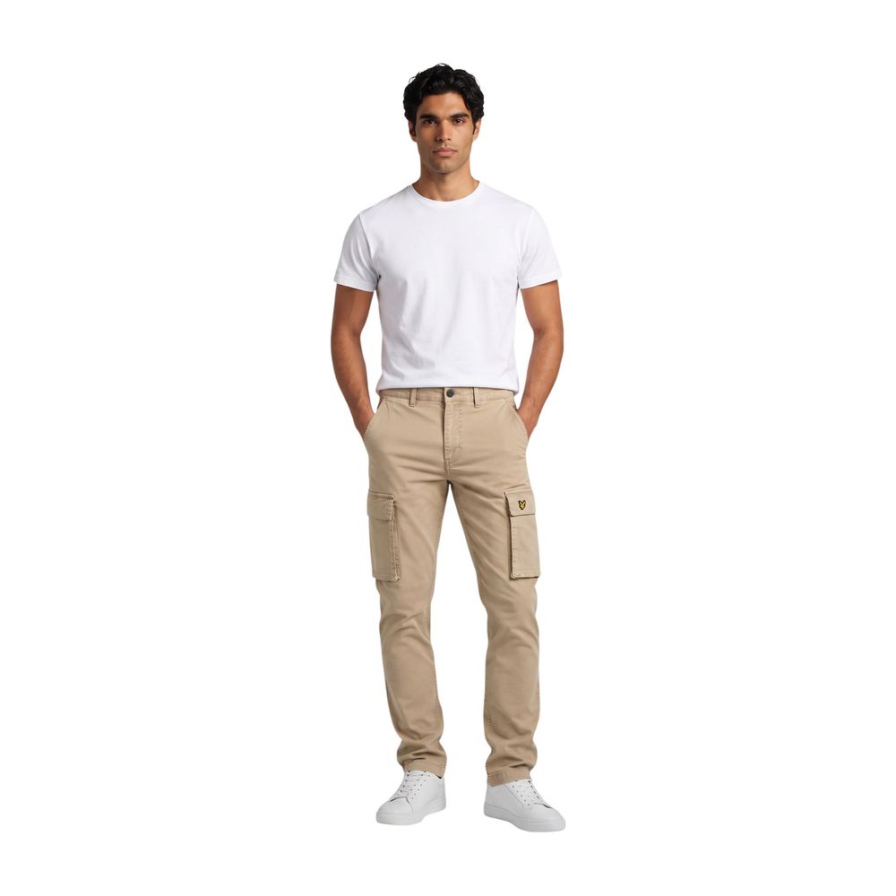 Lyle & Scott Cargo-Hose aus beiger Baumwolle