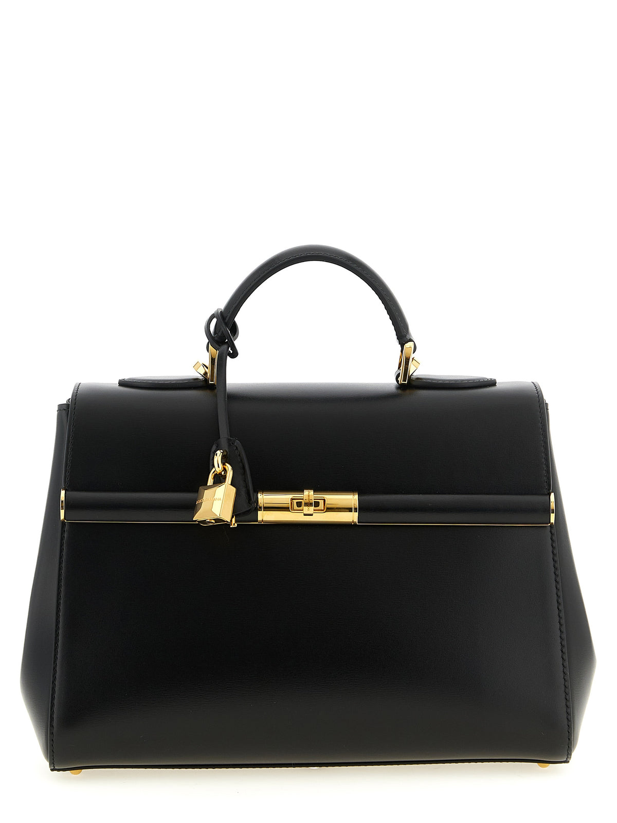 Dolce & Gabbana Handtasche aus schwarzem Lammleder
