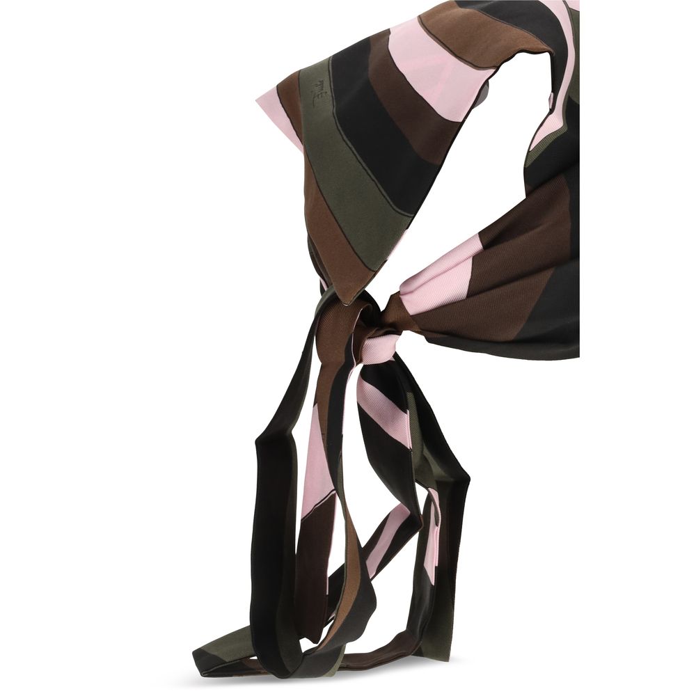 Emilio Pucci Mehrfarbiger Seidenfoulard