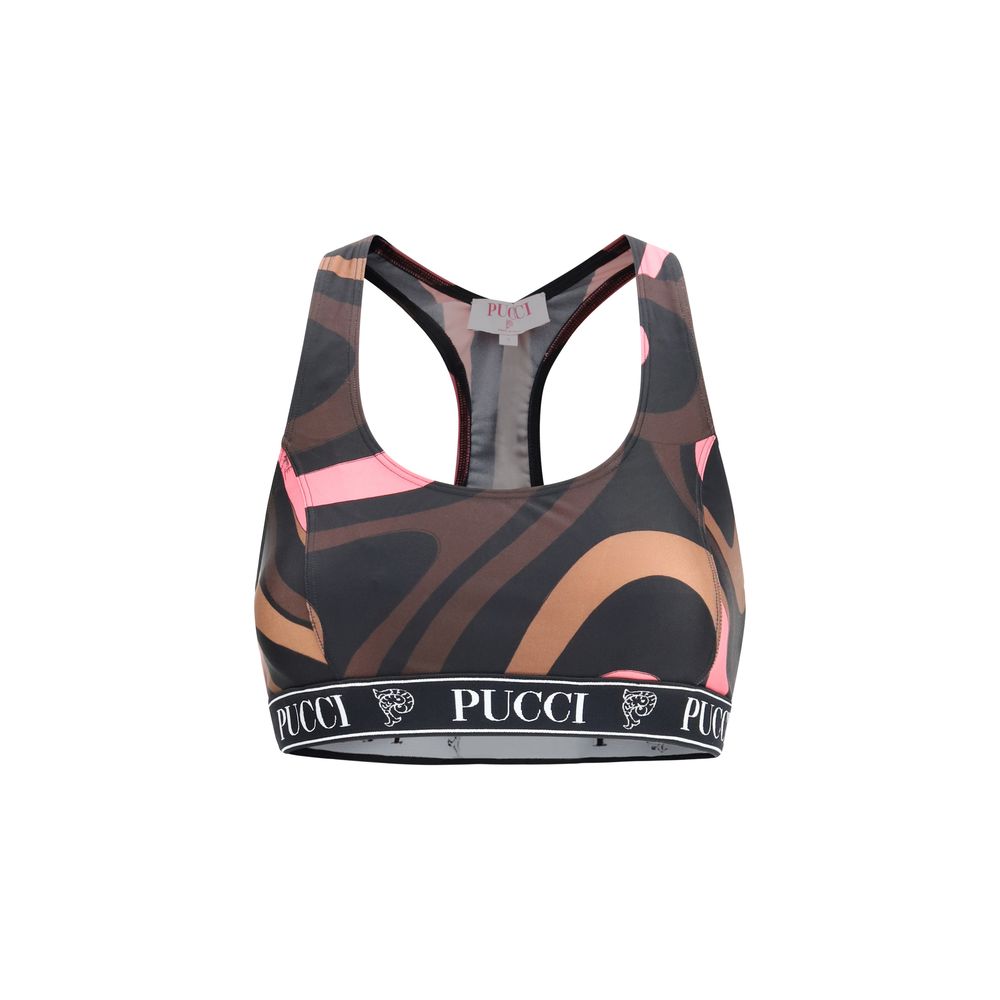 Emilio Pucci Sport-BH aus mehrfarbigem Polyamid