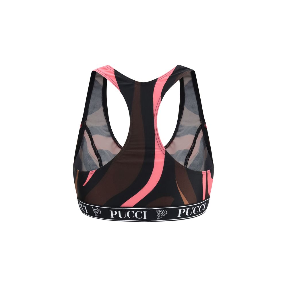 Emilio Pucci Sport-BH aus mehrfarbigem Polyamid