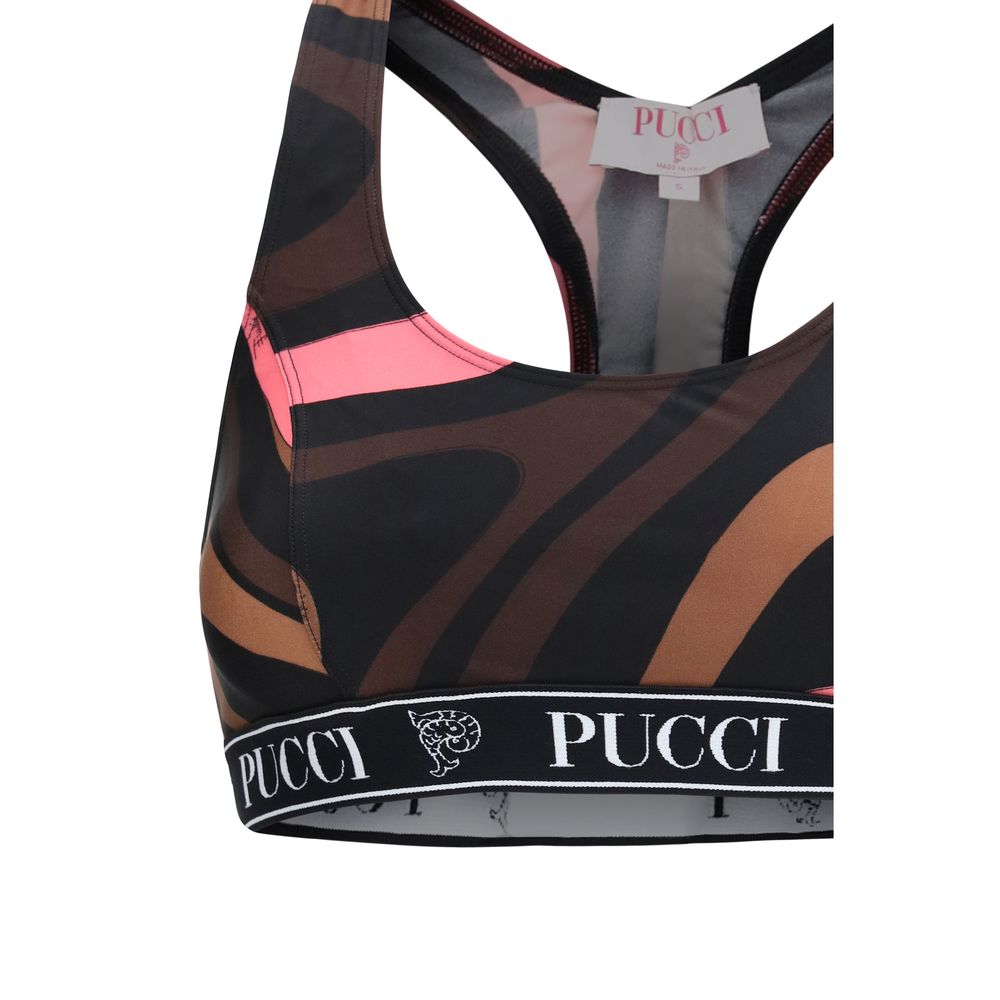 Emilio Pucci Sport-BH aus mehrfarbigem Polyamid