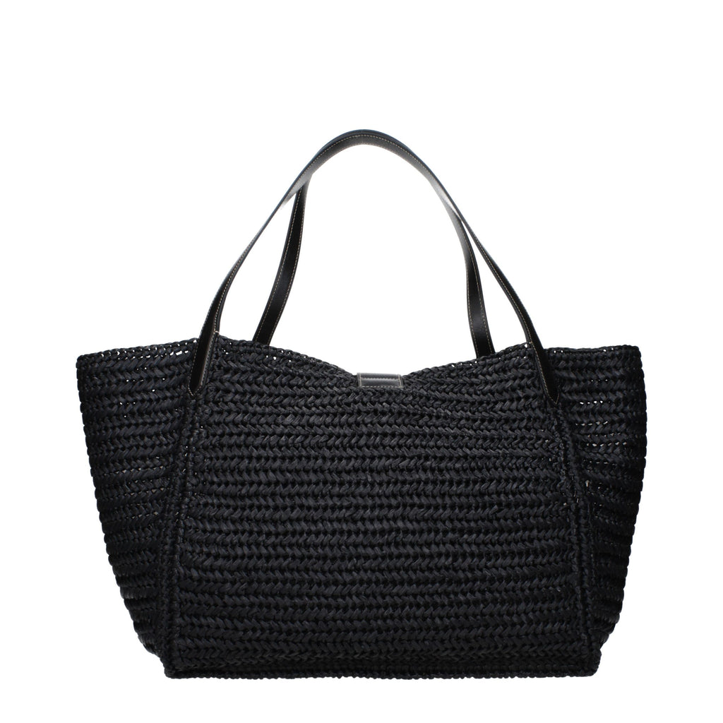 Tom Ford Schultertasche aus schwarzem Bast