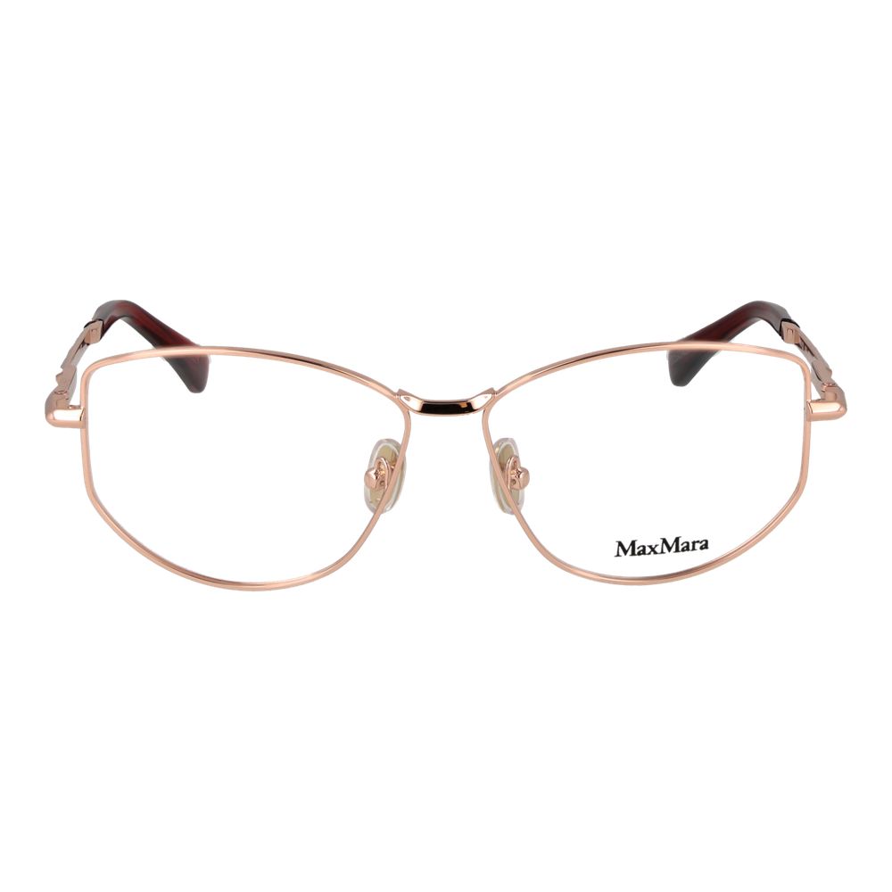 Max Mara Roségoldfarbene Metallbrille (Gestell)