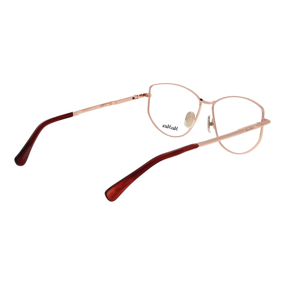 Max Mara Roségoldfarbene Metallbrille (Gestell)