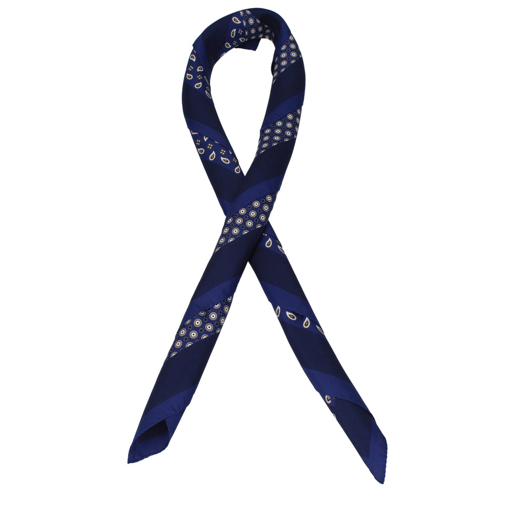 Max Mara Seidenfoulard in Blau