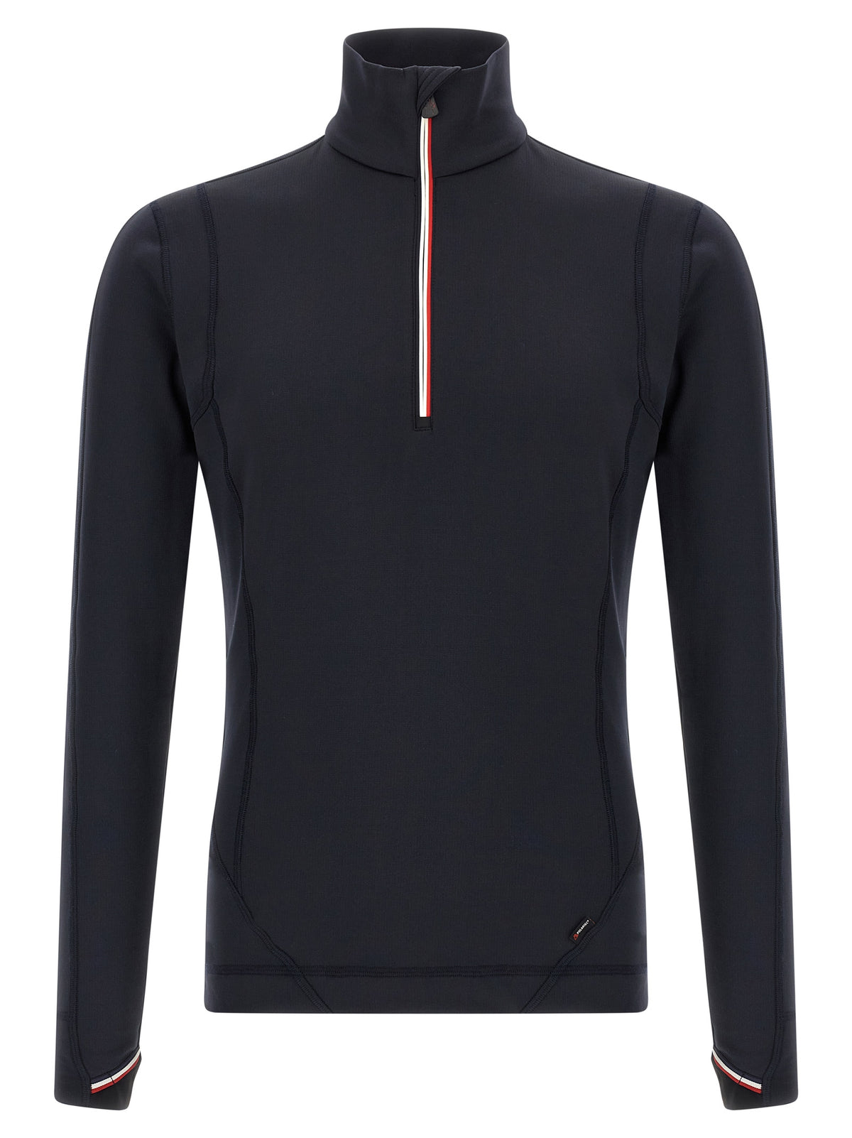 Moncler Grenoble Sweatshirt aus blauem Polyamid