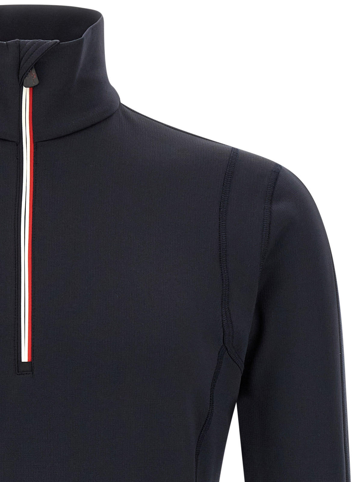 Moncler Grenoble Sweatshirt aus blauem Polyamid