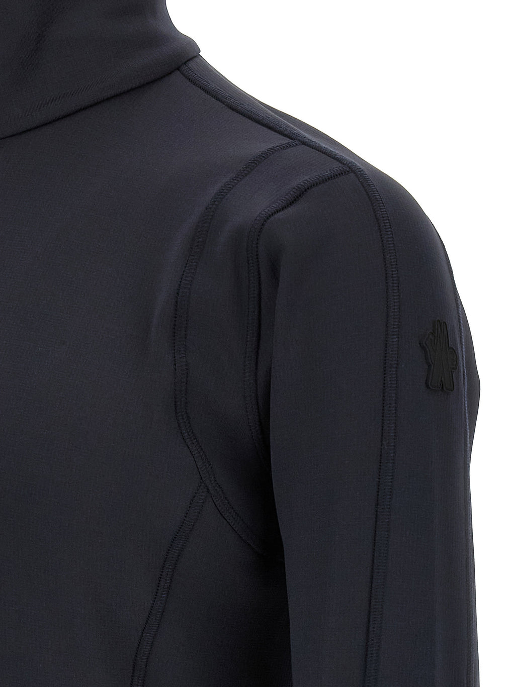 Moncler Grenoble Sweatshirt aus blauem Polyamid
