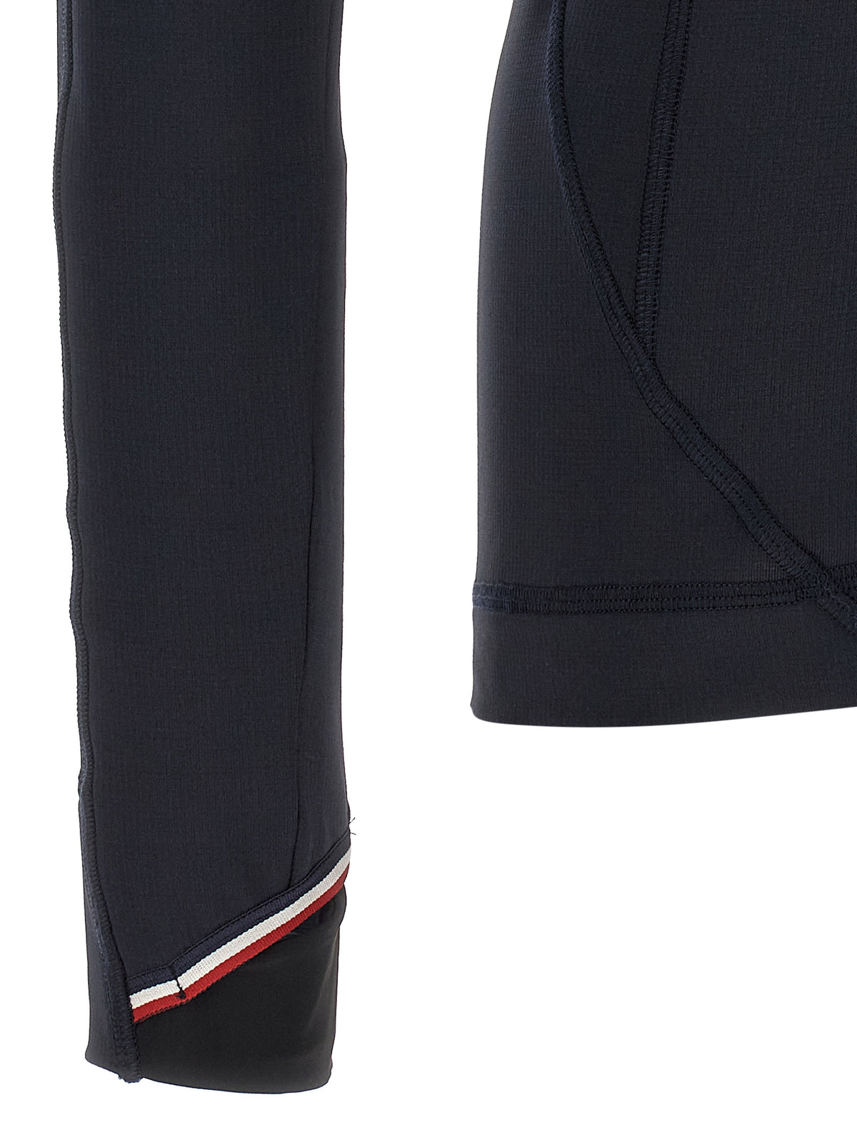 Moncler Grenoble Sweatshirt aus blauem Polyamid
