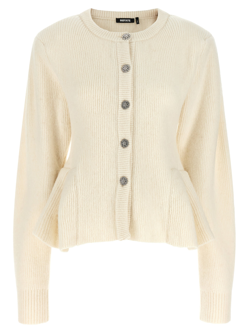 ROTATE BIRGER CHRISTENSEN Wollcardigan in Weiß