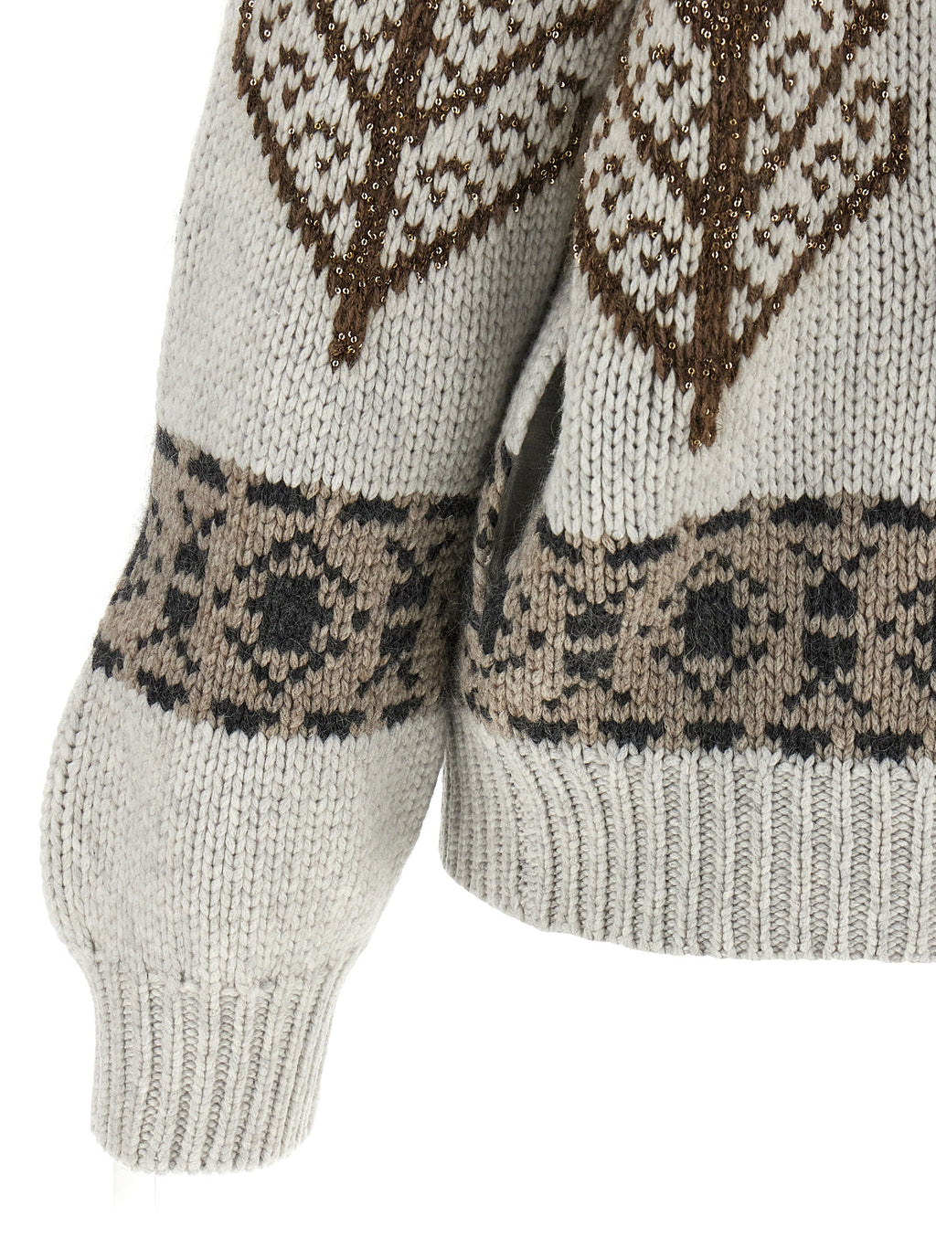 Brunello Cucinelli Multicolor Cashmere Cardigan