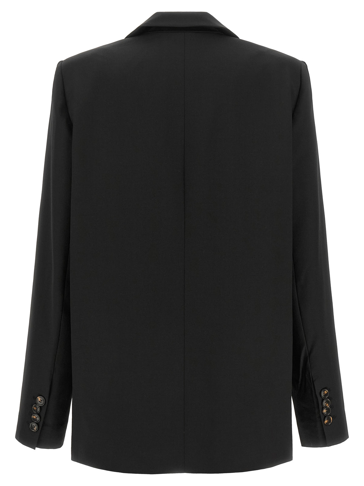 Schwarzer Polyester-Blazer von Ganni