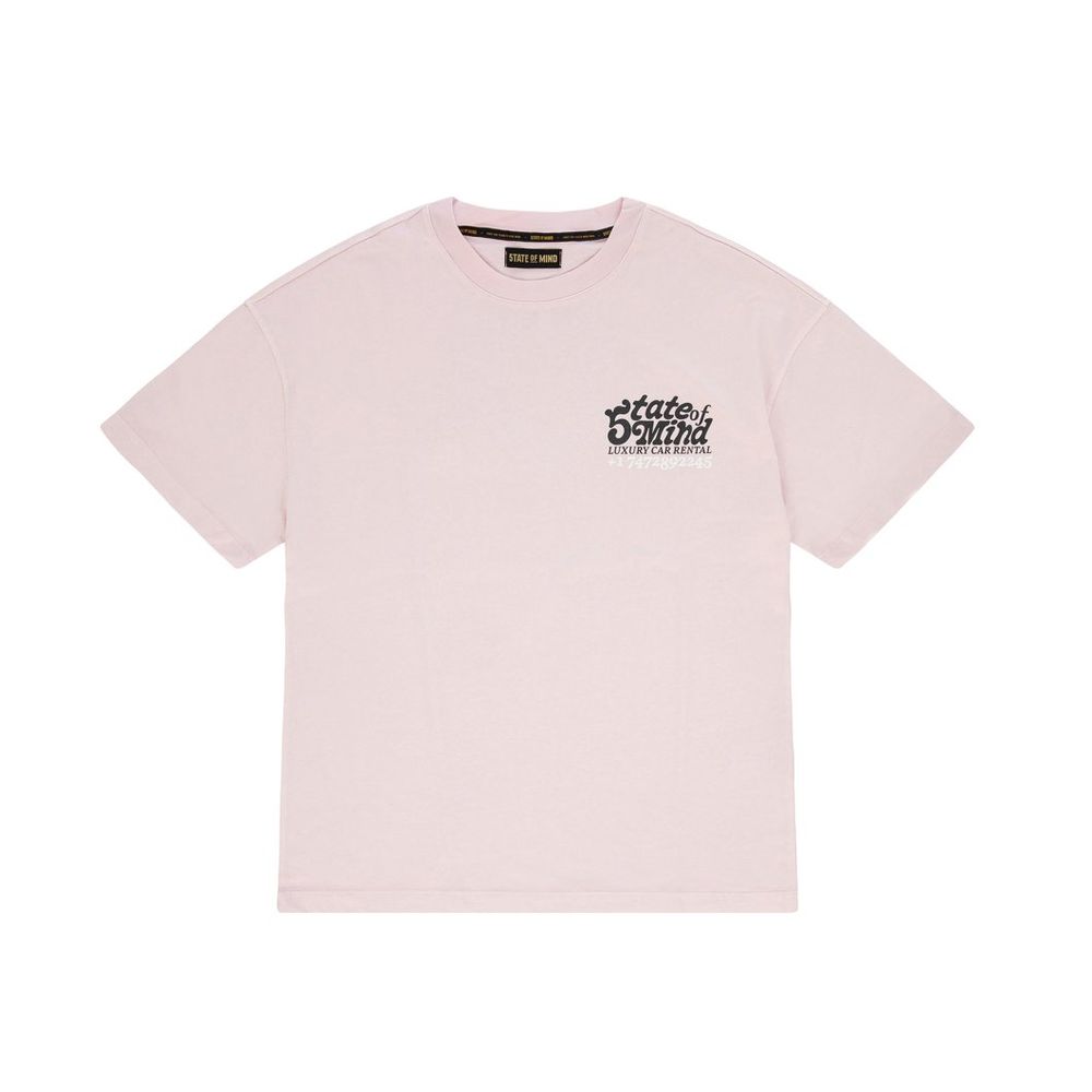 5TATE OF MIND Rosa Baumwoll-T-Shirt