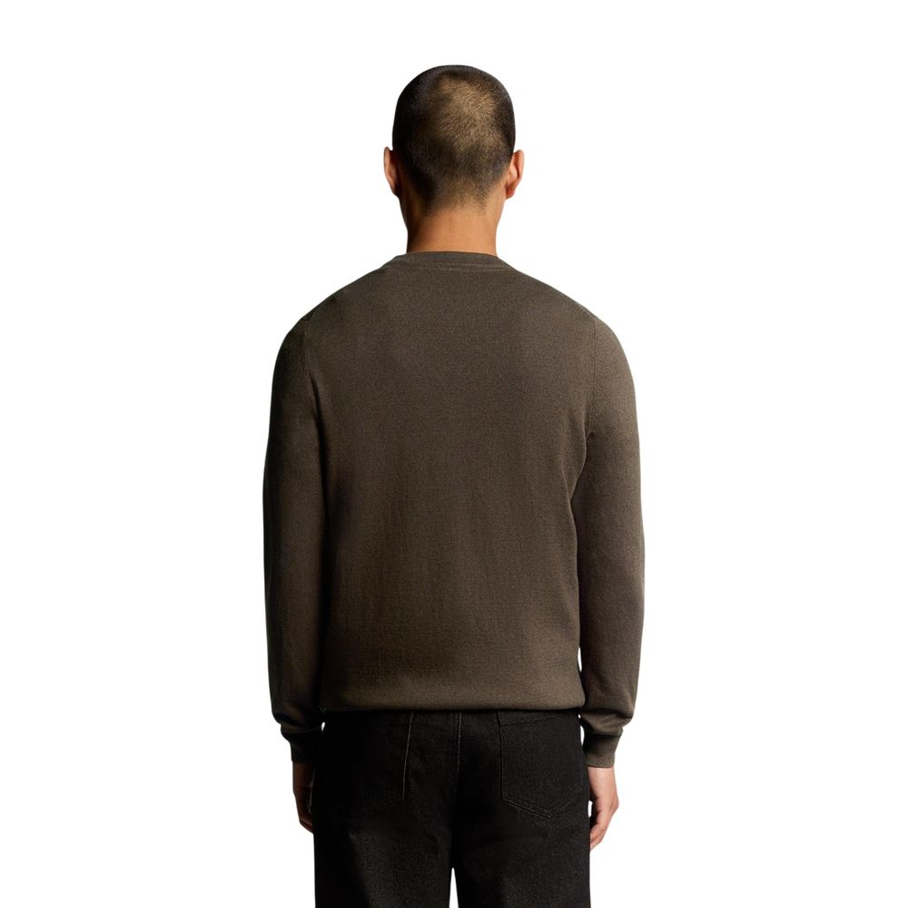 Lyle & Scott Braunes Baumwoll-Sweatshirt