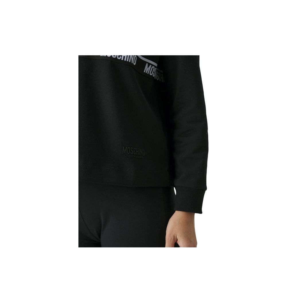Moschino schwarzes Baumwoll-Sweatshirt