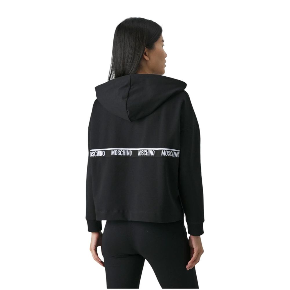 Moschino schwarzes Baumwoll-Sweatshirt