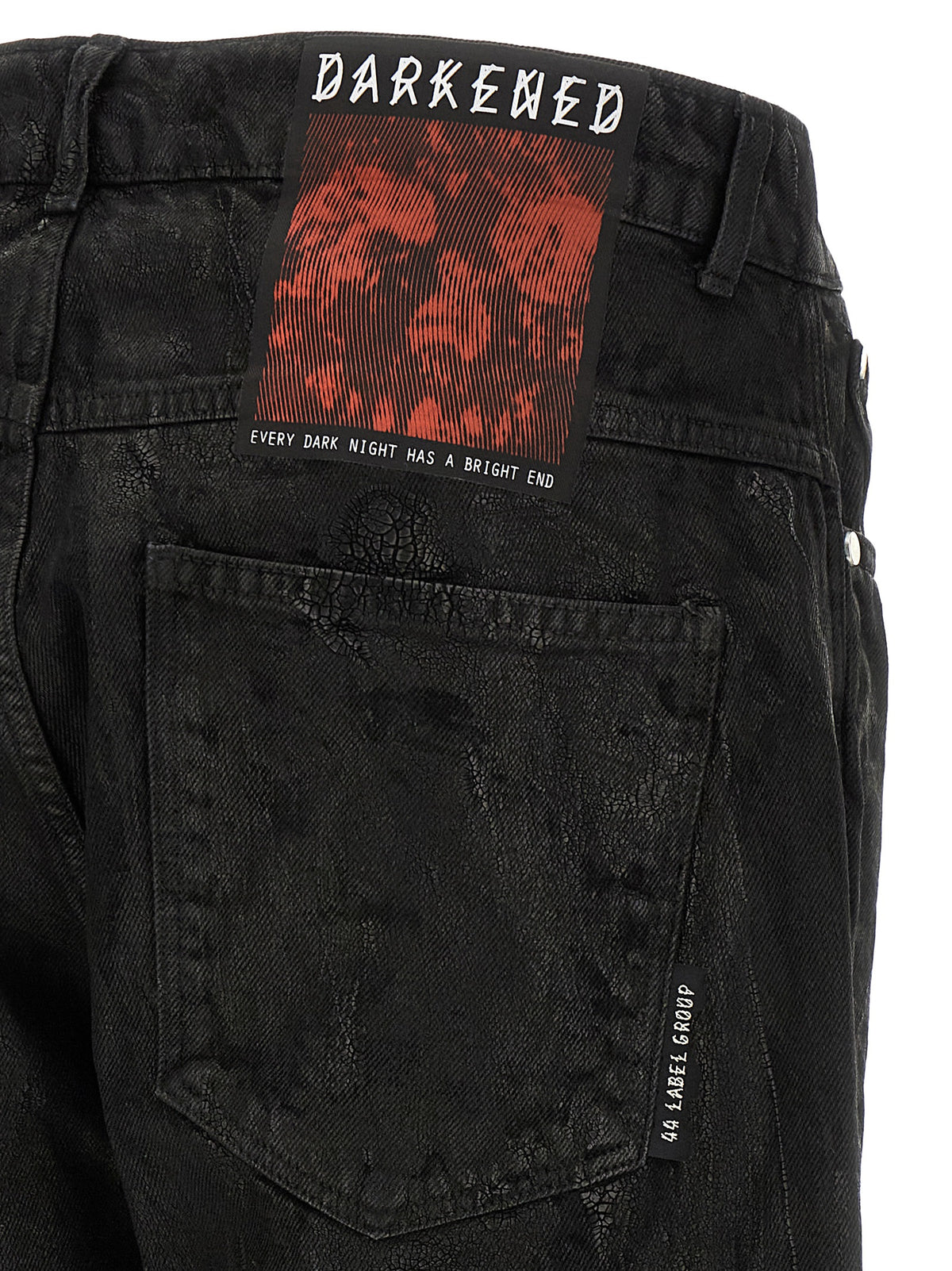 44 Label Group Black Cotton Jeans Denim