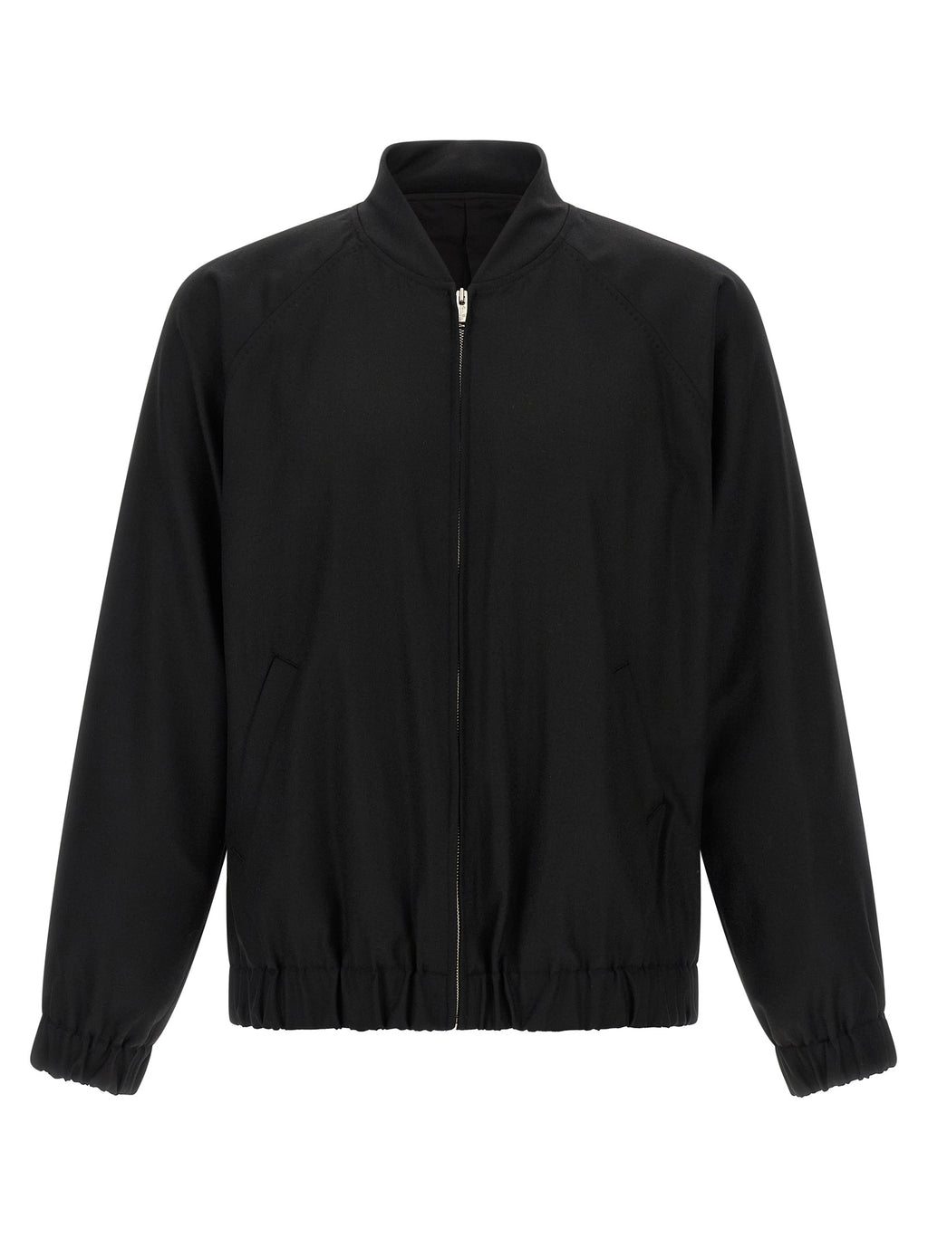 Schwarze Bomberjacke aus Wolle von Undercover